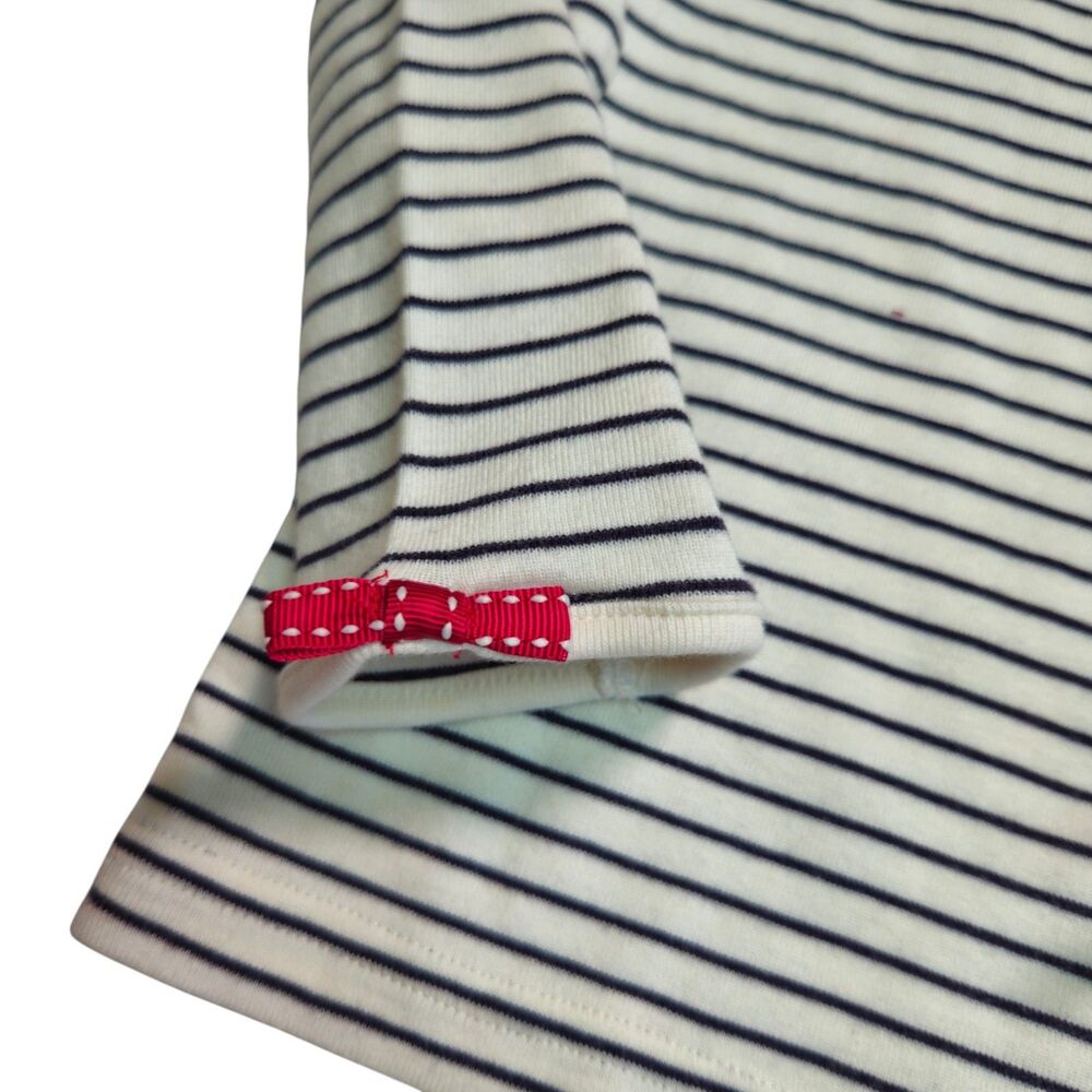 Vintage Gymboree Long Sleeved T Shirt Size 5 Black White Cherry Pie Line NWT Y2K - Picture 3 of 5